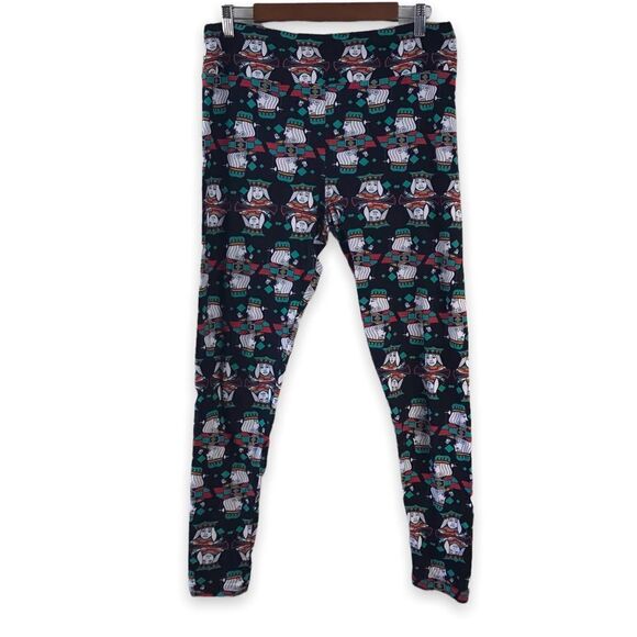 LuLaRoe House of Cards leggings tall & curvy - Picture 2 of 8